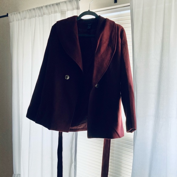 Forever 21 Jackets & Blazers - Wine Coat